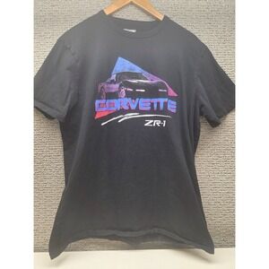 Tailgate American Eagle Corvette ZR-1 Graphic T-Shirt Mens Large Black Retro GM